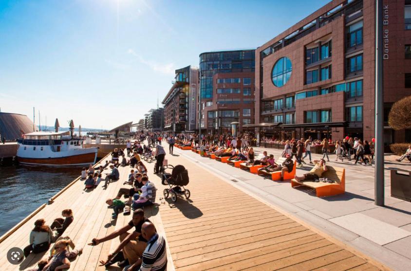 Penthouse Sentralt I Oslo Apartment Exterior foto